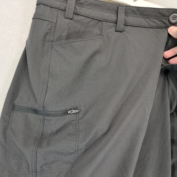 Willit Gray Hiking Cargo Ankle Pants Women's 16 Nylon Stretch Quick Dry 38x24" - Picture 9 of 10